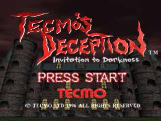Screenshot Thumbnail / Media File 1 for Tecmo's Deception - Invitation To Darkness [U]